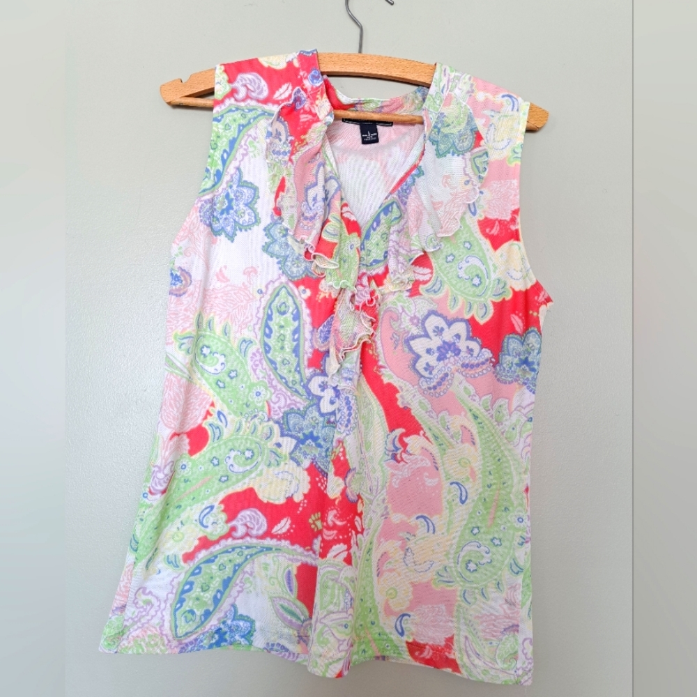 26. American Living lightweight floral top